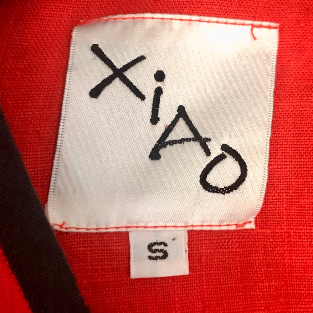 Xiao red Linen Button Shacket Jacket - Picture 9 of 11